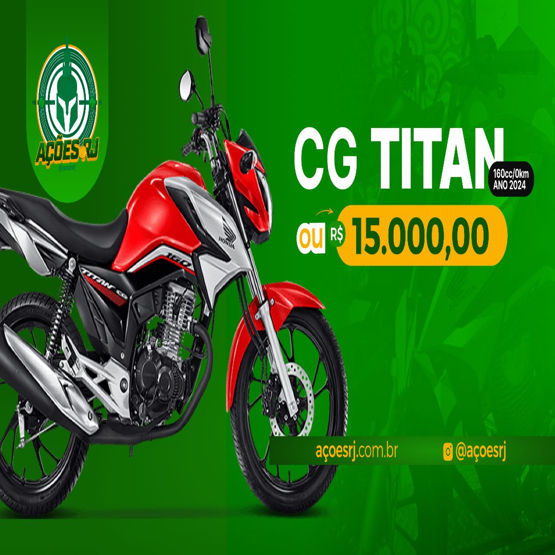 Honda Titan 160 0 km ou 15.000,00💰